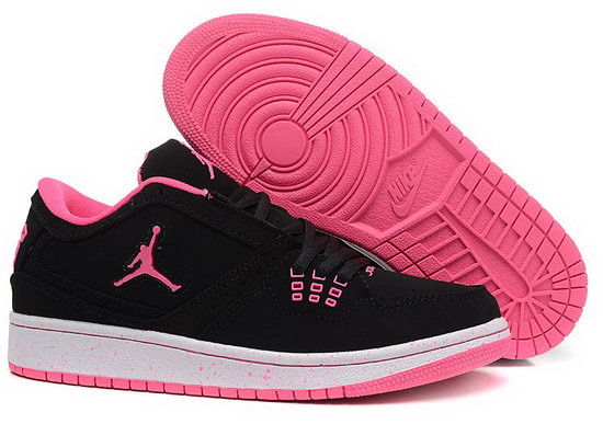 Womens Air Jordan Retro 1 Low Black Pink Review